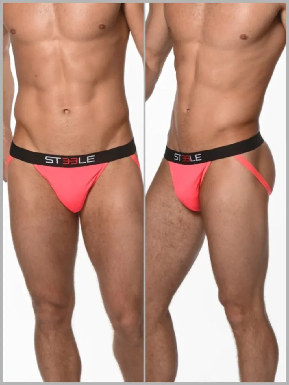 ST33LE - Low Rise Jockstrap - Neon pink (M)